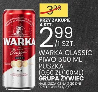 Piwo promocja w Wafelek
