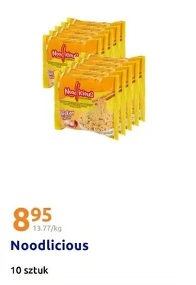 Danie instant Noodlicious, 10 szt. promocja w Action