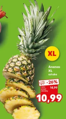 Ananas XL promocja w Kaufland