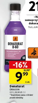 Denaturat D-60 Dragon promocja w Intermarche