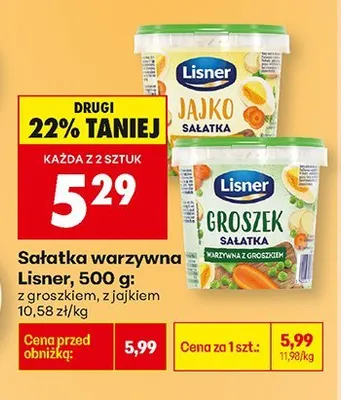 Sałatka warzywna promocja w Biedronka
