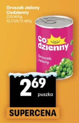 Groszek zielony promocja w Delikatesy Centrum