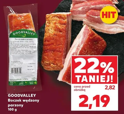 Boczek wędzony parzony Kraina wędlin promocja w Kaufland