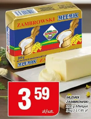 Masło MLEMIX Zambrowski promocja
