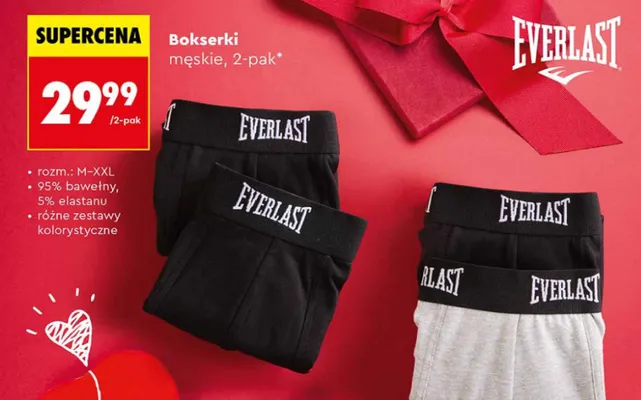 Bokserki męskie 2-pak promocja w Biedronka