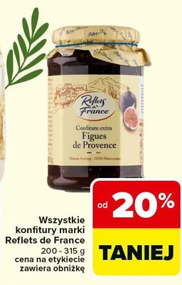 Konfitury Reflets de France 320-370g promocja w Carrefour