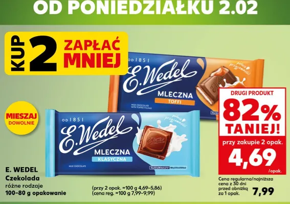 Czekolada mleczna toffi promocja w Kaufland