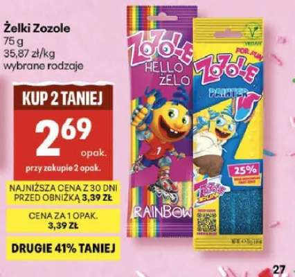 Żelki promocja w Delikatesy Centrum