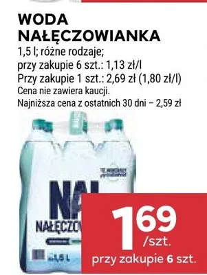 Woda Nałęczowianka promocja w Stokrotka
