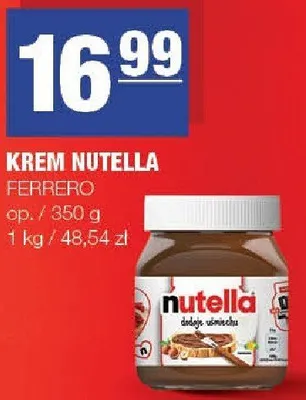 Krem Nutella FERRERO promocja w SPAR