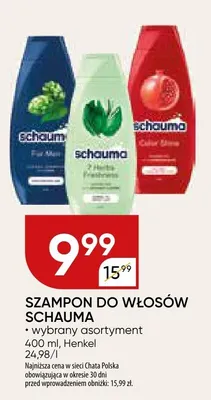 Szampon do włosów Schauma every day promocja w Chata Polska