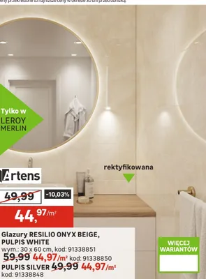 Glazury PULPIS  promocja w Leroy Merlin