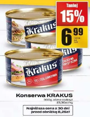 Konserwa KRAKUS promocja w Supeco