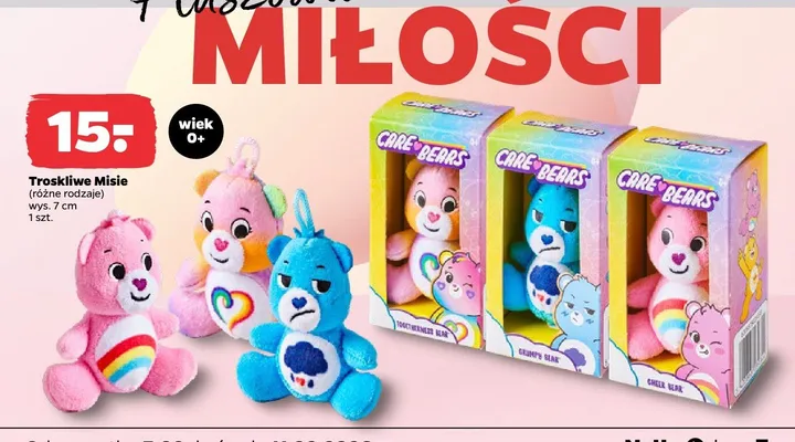 Troskliwe Misie Care Bears (różne rodzaje) promocja w Netto