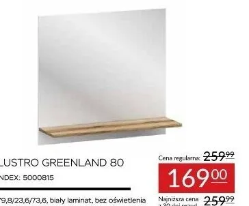 Lustro GREENLAND 80 Abra Meble promocja w Abra Meble