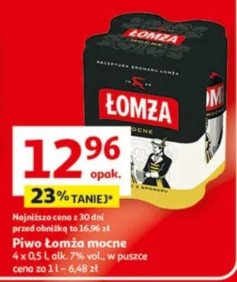 Piwo promocja w Auchan