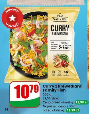 Curry z krewetkami  promocja w Dino