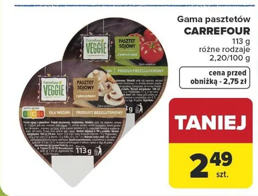 Pasztet wieprzowy z jagnięciną Szubryt promocja w Carrefour Market