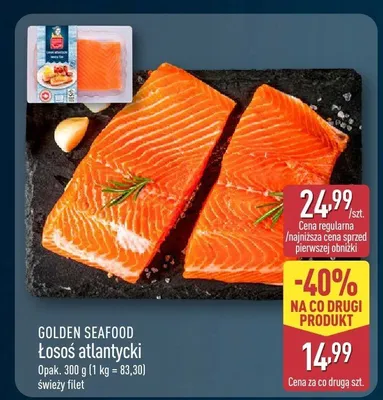 Łosoś atlantycki Golden Seafood promocja w Aldi