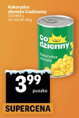 Kukurydza złocista Codzienny promocja w Delikatesy Centrum