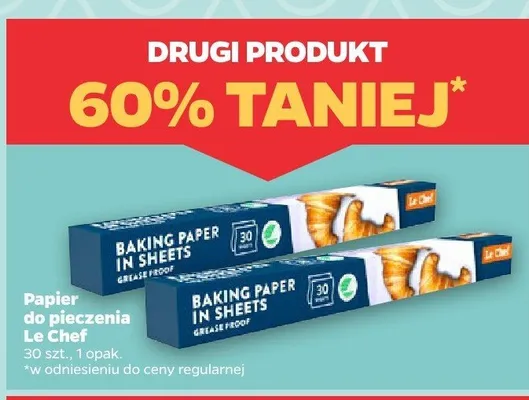 Papier do pieczenia Le Chef promocja w Netto