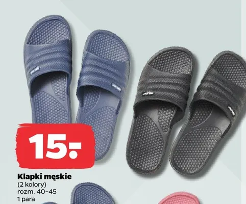 Klapki męskie promocja w Netto