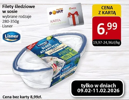 Filety śledziowe promocja w Market Point