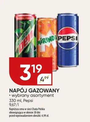 Napój promocja w Chata Polska