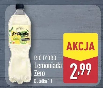 Lemoniada Zero Rio D'oro promocja w Aldi
