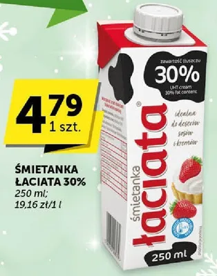 Śmietanka Łaciata 30% promocja w Groszek