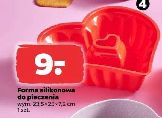 Forma silikonowa do pieczenia promocja w Netto