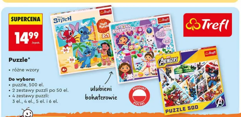 Puzzle promocja w Biedronka