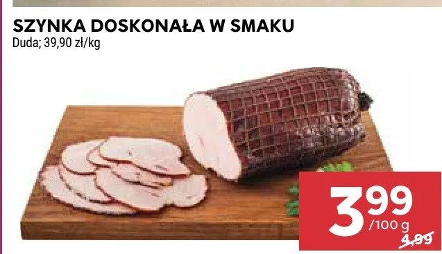 Szynka doskonała w smaku Duda promocja w Stokrotka