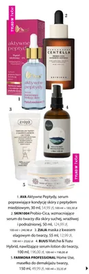 Serum AVA Aktywne Peptydy, serum poprawiające kondycję skóry z peptydem miedziowym promocja w Hebe