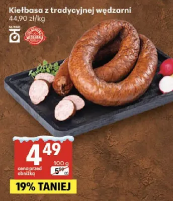 Kiełbasa promocja w Delikatesy Centrum