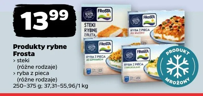 Ryba z pieca, różne rodzaje promocja w Netto