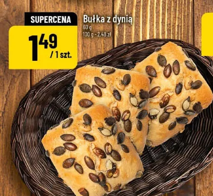 Bułka z dynią POLOmarket promocja w POLOmarket