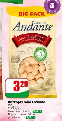 Biszkopty mini  promocja w Dino