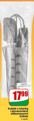 Kubek z miarką i akcesoriami silikonowymi Enkele promocja w Dino