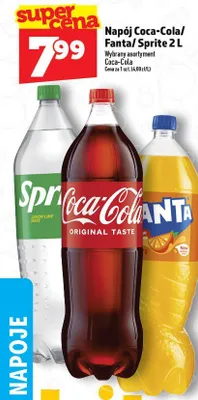 Napój Coca-Cola/Fanta/Sprite 2L promocja w TOPAZ