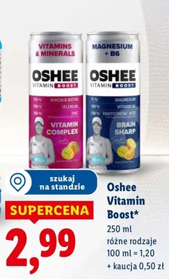 Napój Vitamin Boost, różne rodzaje promocja w Lidl