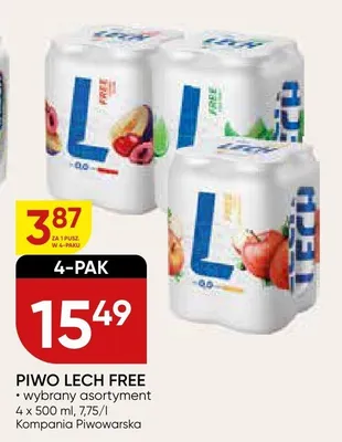 Piwo Lech free promocja w Chata Polska
