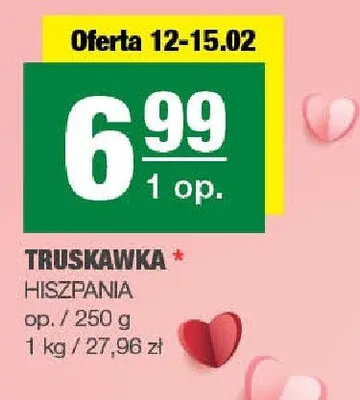 Truskawka Hiszpania promocja w SPAR