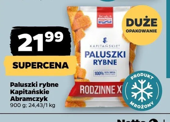 Paluszki rybne promocja w Netto