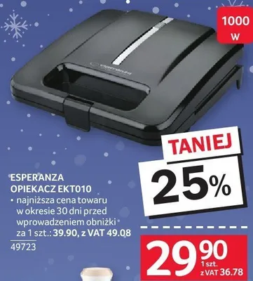 Opiekacz promocja w Selgros