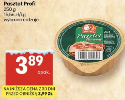 Pasztet Profi wybrane rodzaje promocja w Delikatesy Centrum