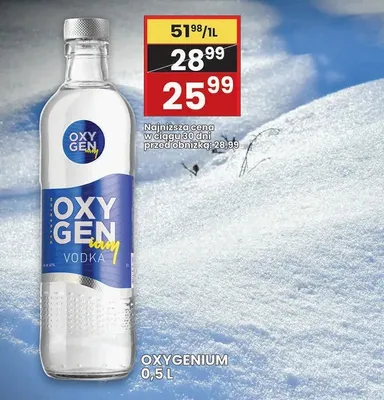 Wódka Oxygenium 0,5L promocja