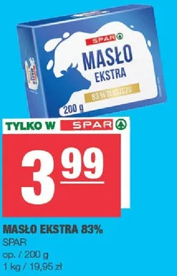 Masło promocja w SPAR