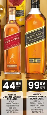 Whisky Johnnie Walker Black Label 40% vol. 0,7l promocja