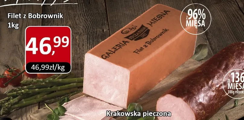 Filet z Bobrownik wędlina 1kg Nik-Pol promocja w Market Point
